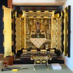 ５０年ほど前の彦根仏壇のお洗濯。浄土真宗本願寺派、三重県いなべ市のお客様